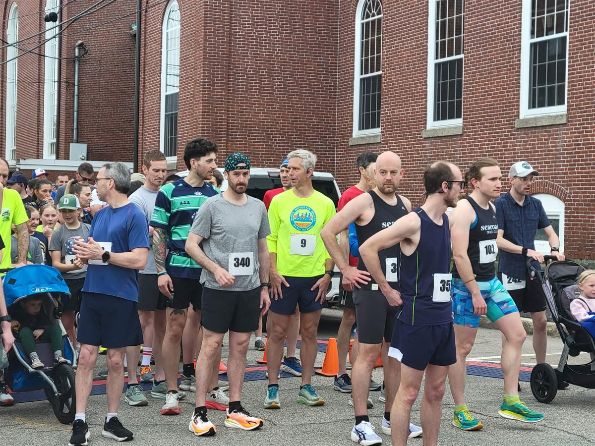 Dover Run Club members at the St. Mary's 5K race