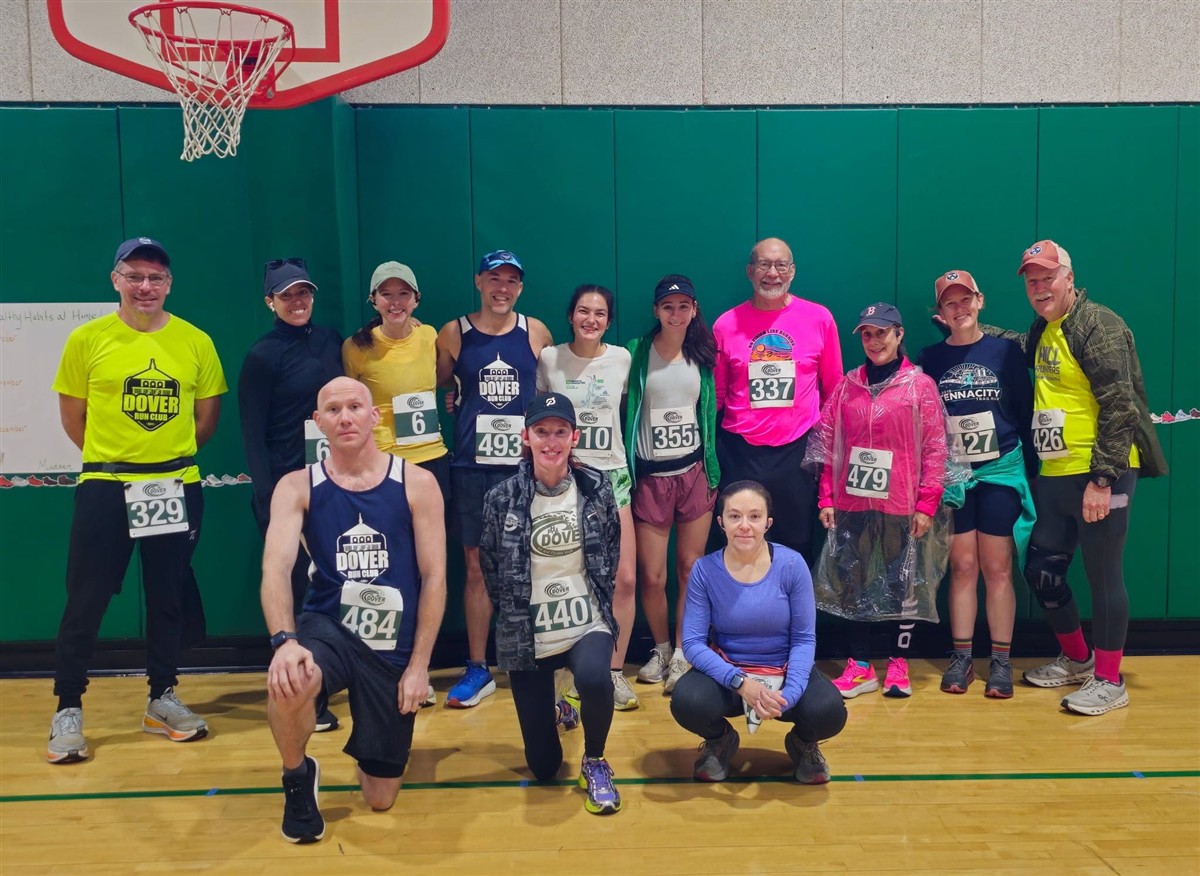 Dover Run Club members gathered at the FGH 5K and Fitness Walk