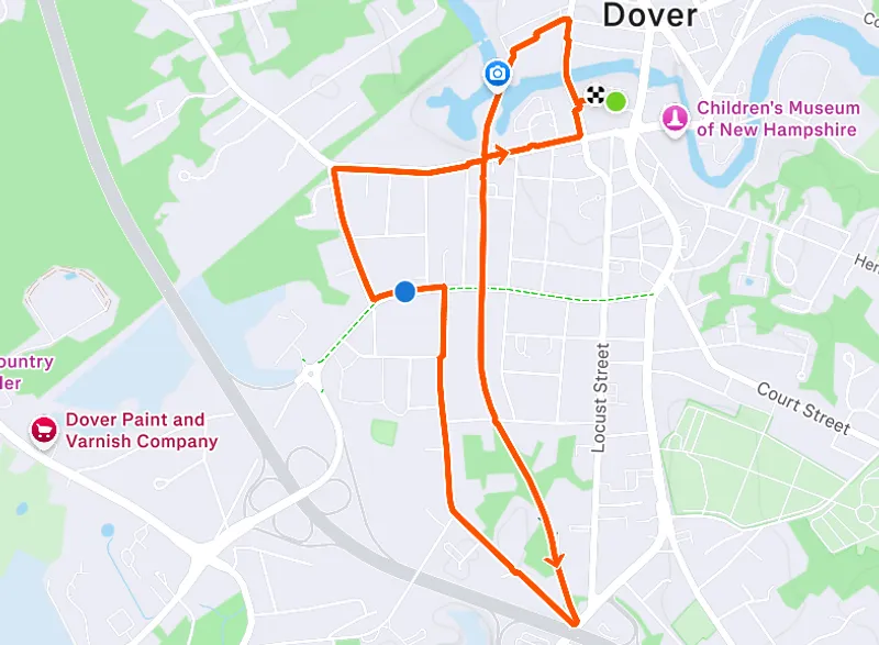 Map for KSL's Community Trail 3 Mile