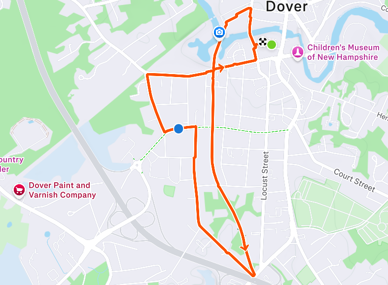 Map for KSL's Community Trail 3 Mile