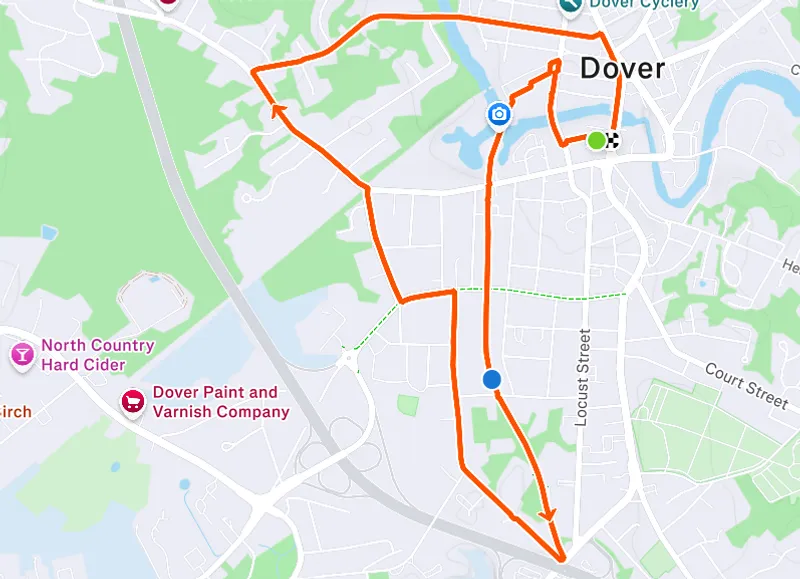 Map for KSL's Community Trail 4 Mile