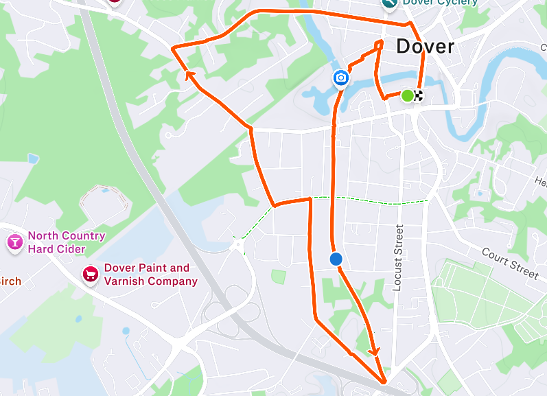 Map for KSL's Community Trail 4 Mile