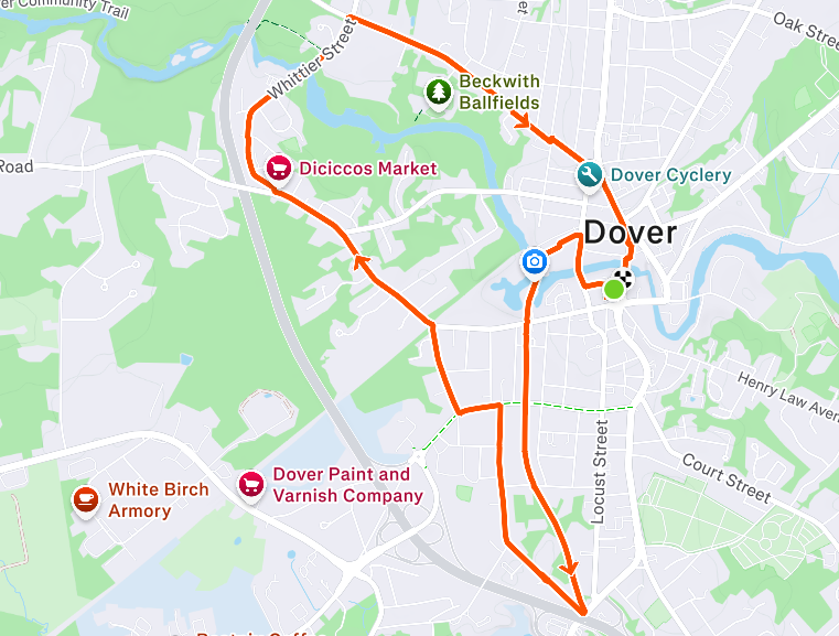 Map for KSL's Community Trail 5 Mile