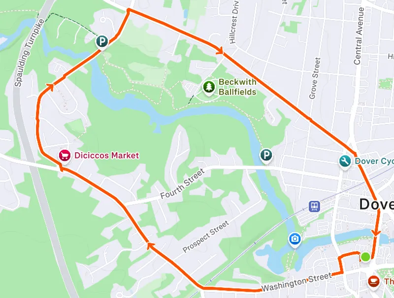 Map for Washington 3 Mile