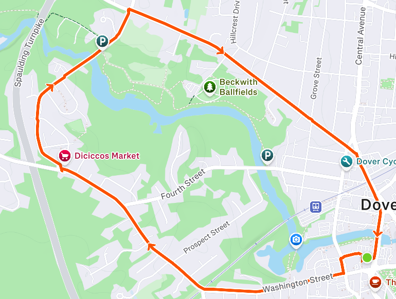 Map for Washington 3 Mile