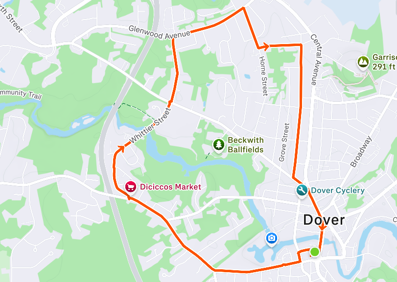 Map for Washington 4 Mile