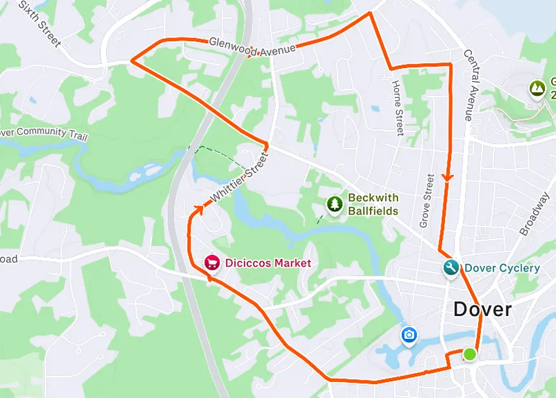 Map for Washington 5 Mile